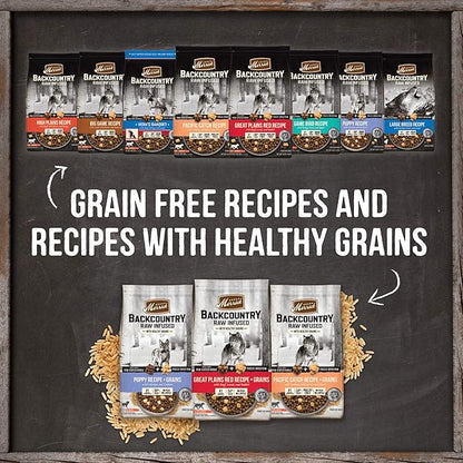 Merrick Backcountry Grain Free Dry Adult Dog Food, Kibble With Freeze Dried Raw Pieces, Large Breed Recipe - 20.0 lb. Bag