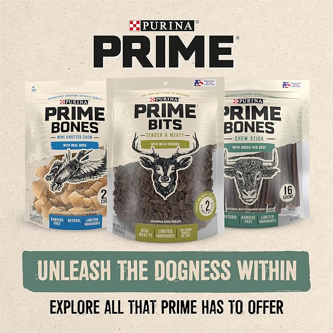 Purina Prime Bones Chew Stick With Grass-Fed Beef - 17.5 oz. Pouch