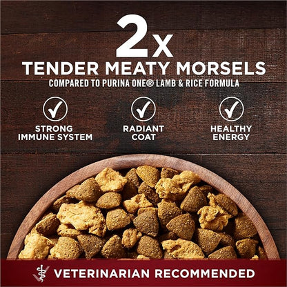 Purina ONE True Instinct With Real Salmon and Tuna Natural With Added Vitamins, Minerals and Nutrients High Protein Dog Food Dry Formula - 15 lb. Bag