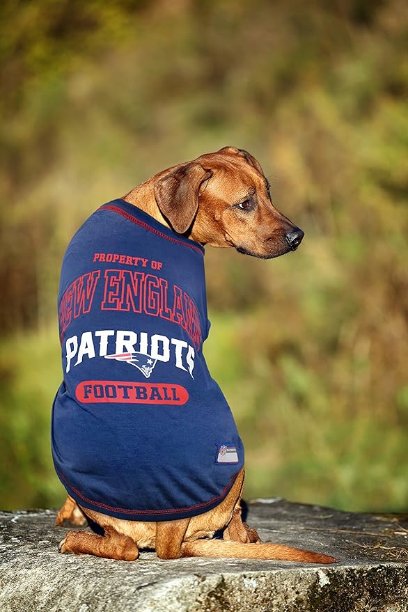 Pets First New England Patriots T-Shirt, X-Small