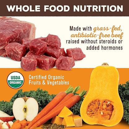 Primal Freeze Dried Dog Food Nuggets, Beef; Complete & Balanced Meal; Also Use as Topper or Treat; Premium, Healthy, Grain Free, High Protein Raw Dog Food, 14 oz (Pack of 2)