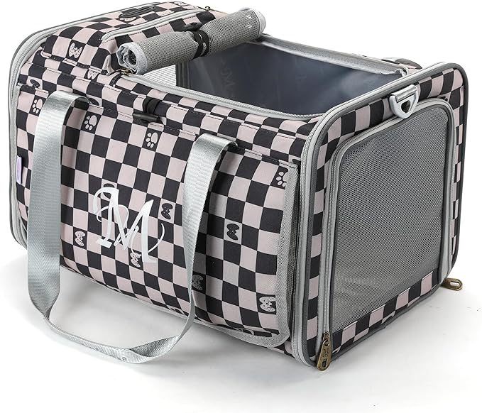 Cat and Dog Carrier,Pet Carrier for Small Medium Cats Puppies up to 15 Lbs,Soft Cat Carrier with Small Top Bag for Travel