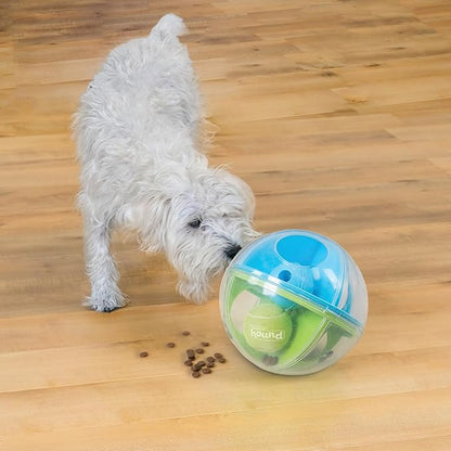 Outward Hound Nina Ottosson A-Maze Ball Dog Puzzle Interactive Treat Ball Dog Enrichment Dog Toy, Level 2 Intermediate, Green