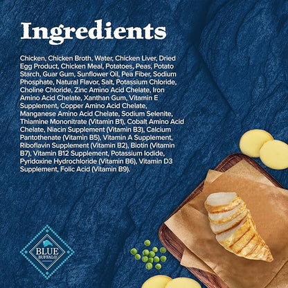 Blue Buffalo Wilderness Wolf Creek Stew High Protein, Natural Wet Dog Food, Chunky Chicken Stew in gravy 12.5-oz cans (Pack of 12)