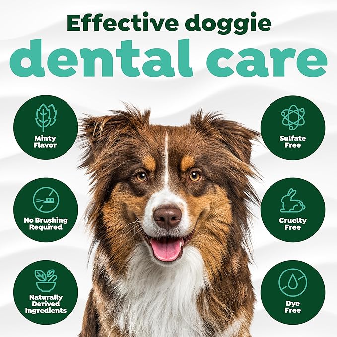 TropiClean Fresh Breath Oral Care Spray for Dogs & Cats | Dog Breath Spray | Mint Breath Freshener | Pet Bad Breath Treatment | Made in the USA | 4 oz