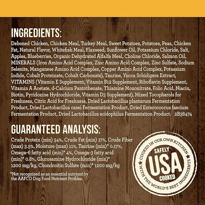 Merrick Premium Grain Free Dry Adult Dog Food, Wholesome And Natural Kibble With Real Chicken And Sweet Potato - 30.0 lb. Bag