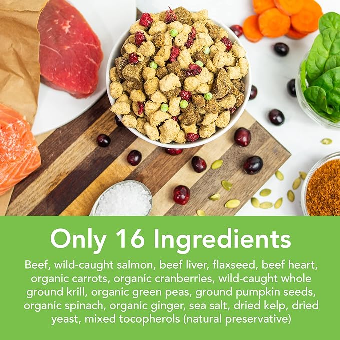 Simple Food Project The Freeze Dried Raw Dog Food Topper Featuring Only 16 Organic Human Grade Ingredients [3 Pack Variety - 1oz Samples]