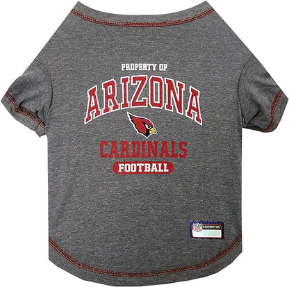 Pets First PET SHIRT for Dogs & Cats - NFL ARIZONA CARDINALS Dog T-Shirt, X-Small. - Cutest Pet Tee Shirt for the real sporty pup