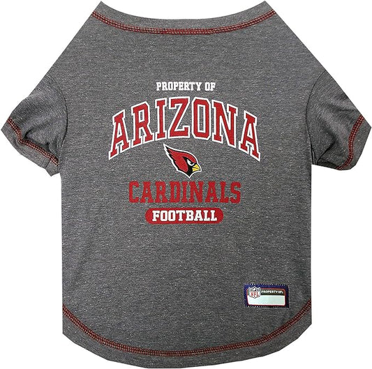 Pets First PET SHIRT for Dogs & Cats - NFL ARIZONA CARDINALS Dog T-Shirt, X-Small. - Cutest Pet Tee Shirt for the real sporty pup