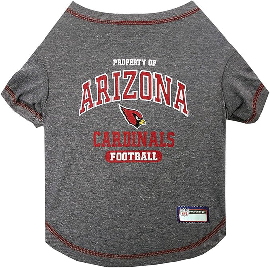 Pets First PET SHIRT for Dogs & Cats - NFL ARIZONA CARDINALS Dog T-Shirt, Small. - Cutest Pet Tee Shirt for the real sporty pup