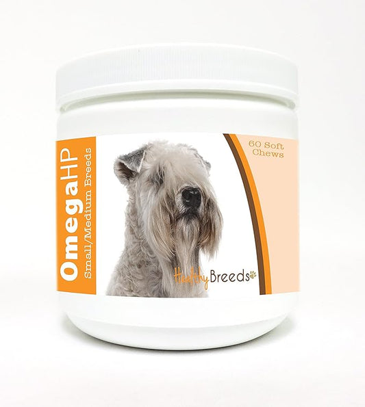 Healthy Breeds Soft Coated Wheaten Terrier Omega HP Fatty Acid Skin and Coat Support Soft Chews 60 Count