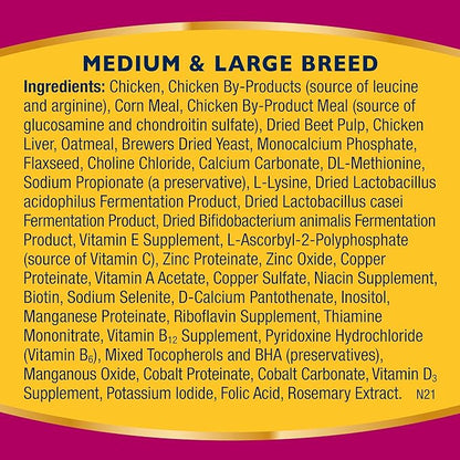 Bil-Jac Picky No More Medium & Large Breed Chicken Liver Recipe Dry Dog Food 6 Pounds (2-Pack)