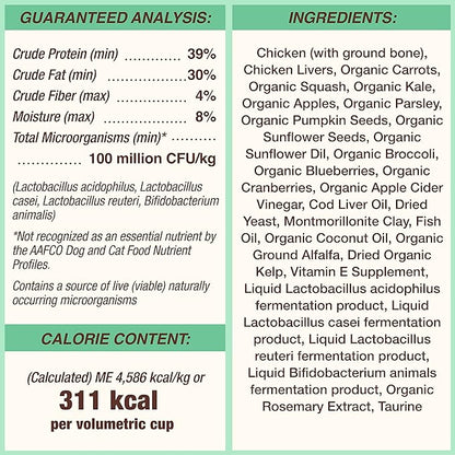 Primal Freeze Dried Dog Food Pronto, Chicken; Scoop & Serve, Complete & Balanced Meal; Also Use As Topper or Treat; Premium, Healthy, Grain Free, High Protein Raw Dog Food (16 oz, 2-pack)