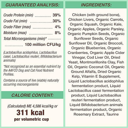 Primal Freeze Dried Dog Food Pronto, Chicken; Scoop & Serve, Complete & Balanced Meal; Also Use As Topper or Treat; Premium, Healthy, Grain Free, High Protein Raw Dog Food (25 oz, 2-pack)