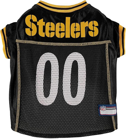 NFL Pittsburgh Steelers Dog Jersey, Size: XX-Large. Best Football Jersey Costume for Dogs & Cats. Licensed Jersey Shirt
