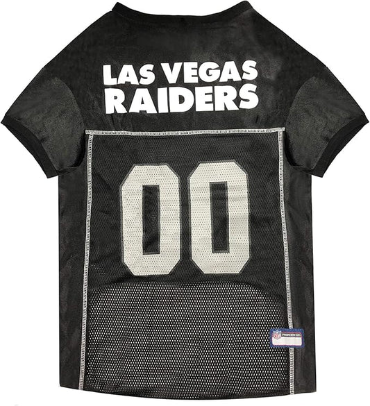 NFL Raiders Dog Jersey, Size: XX-Large. Best Football Jersey Costume for Dogs & Cats. Licensed Jersey Shirt