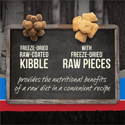 Merrick Backcountry Grain Free Dry Adult Dog Food, Kibble With Freeze Dried Raw Pieces, Hero’s Banquet Recipe - 20.0 lb. Bag