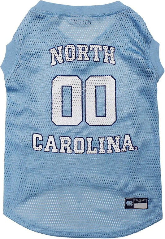 Pets First NCAA North Carolina Tar Heels Basketball Jersey for Dogs & Cats, X-Large - Licensed North Carolina Tar Heels Pet Tank Jersey (UNC-4020-XL)