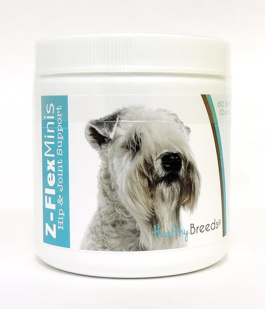 Healthy Breeds Soft Coated Wheaten Terrier Z-Flex Minis Hip and Joint Support Soft Chews 60 Count