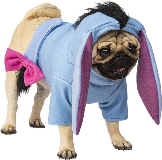 Rubie's unisex adult Disney: Winnie the Pooh Pet Costume, Eeyore Party Goods, Eeyore, S Neck 12 Girth 17 Back 11 US