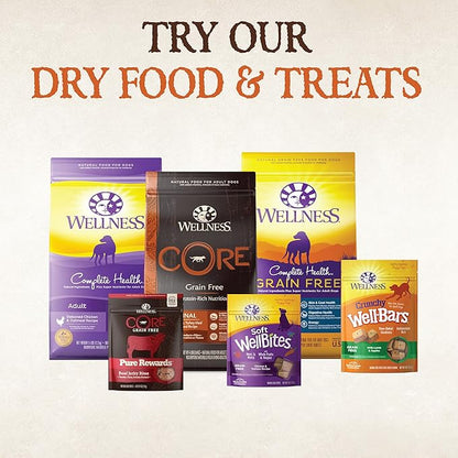 Wellness 95% Turkey Natural Wet Grain Free Canned Dog Food, 13.2-Ounce Can (Pack of 12)