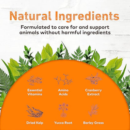 Earth Animal Stop Eating Stool Nutritional Supplement for Dogs & Cats | 8 oz