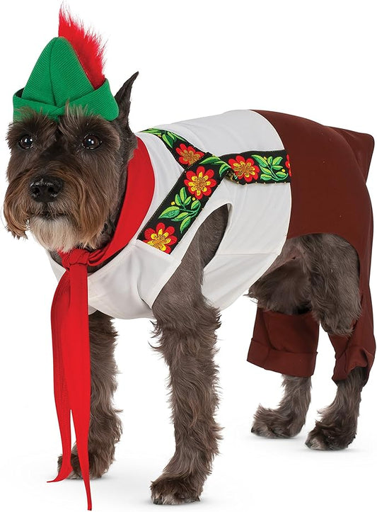 Lederhosen Hound for Pet, Large
