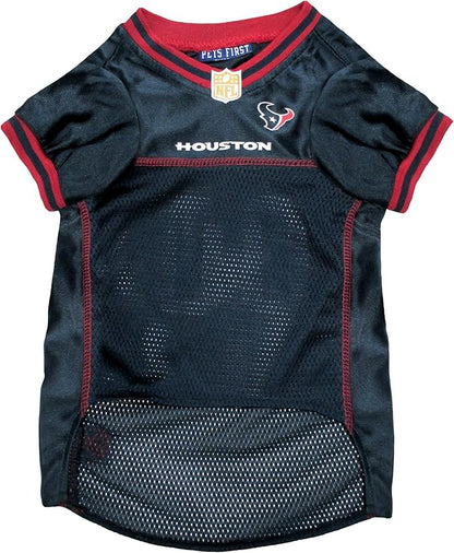 NFL Housotn Texans Dog Jersey, Size: X-Small. Best Football Jersey Costume for Dogs & Cats. Licensed Jersey Shirt