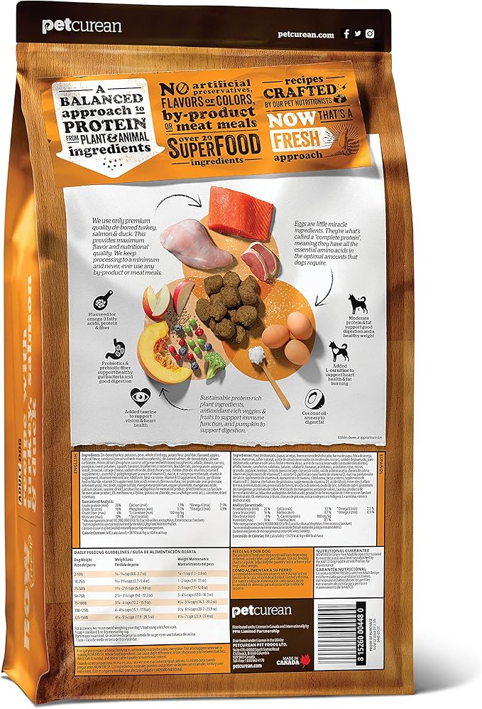Now Fresh Grain Free Dog Food, 12 lb – Grain Free Dry Dog Food Recipe for Adult Dogs with Real Meat and Fish for Protein – for Small, Medium and Large Breeds