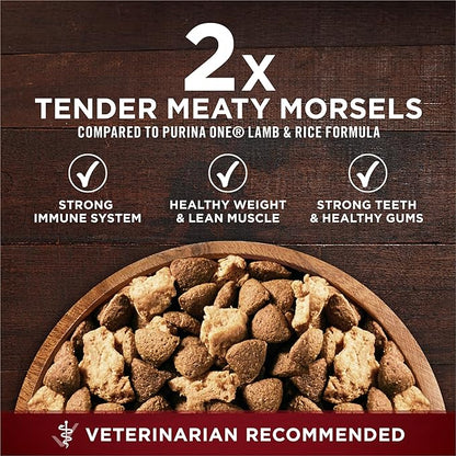 Purina One True Instinct Lean Muscle Support With Real Beef Natural With Added Vitamins, Minerals and Nutrients High Protein Dog Food - 3.8 lb. Bag