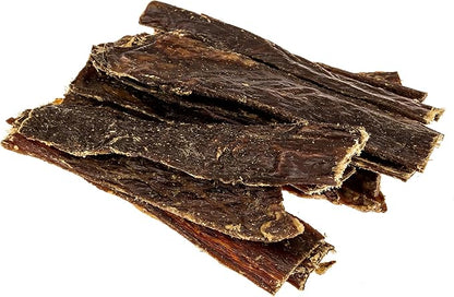 TickledPet Premium Beef Jerky Dog Treats - Single Ingredient USA Sourced and Made - Naturally High Glucosamine & Chondroitin Dog Treats