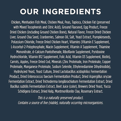Instinct Raw Boost Skin & Coat Health Grain Free Recipe with Real Chicken Natural Dry Dog Food by Nature's Variety, 18 lb. Bag