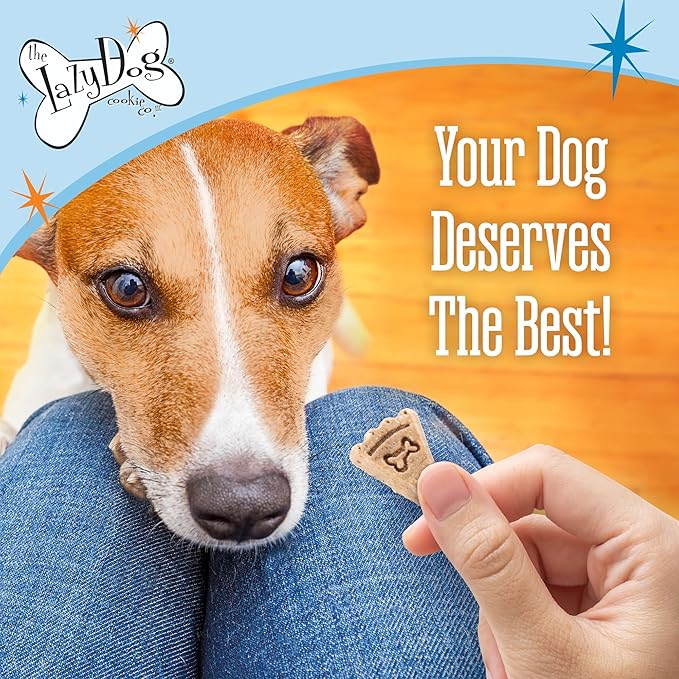 The Lazy Dog Cookie Co. Soft and Chewy Dog Treats, Pie Slice Shaped Dog Cookies, Banana Nut Pup-PIE & Honey Bacon Ice Cream Inspired Flavor, Baked in The USA, 5 oz. (Pack of 1)