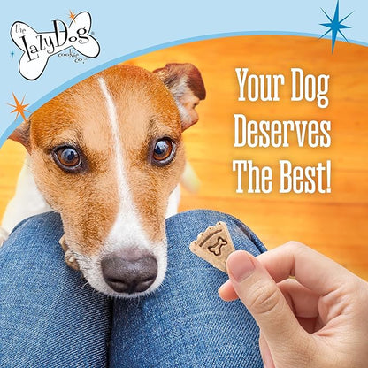 The Lazy Dog Cookie Co. Soft and Chewy Dog Treats, Pie Slice Shaped Dog Cookies, Banana Nut Pup-PIE & Honey Bacon Ice Cream Inspired Flavor, Baked in The USA, 5 oz. (Pack of 1)