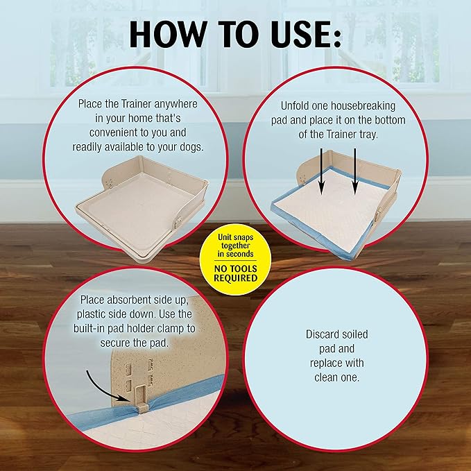 Four Paws Wee-Wee Pee Pads for Dogs and Puppies Training l Gigantic, XL, Standard & Little l Absorbent Pee Pads for Training Puppies, Leak-Proof 6-Layer Technology, 24 Hour Protection Guaranteed