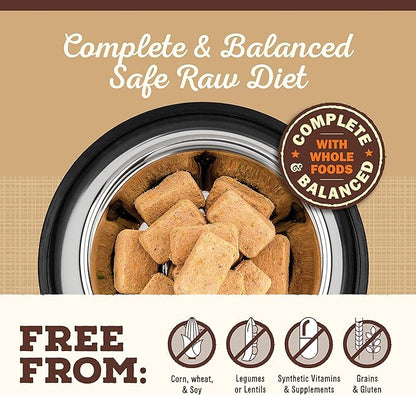 Primal Freeze Dried Dog Food Nuggets, Lamb; Complete & Balanced Meal; Also Use as Topper or Treat; Premium, Healthy, Grain Free, High Protein Raw Dog Food, 5.5 oz