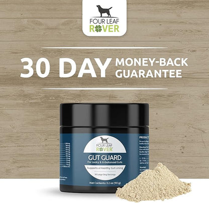 Gut Guard - Dog Probiotics, Prebiotics and Organic Herbs for Gut Health and Immune Support - 15 to 60 Day Supply, Depending on Dog’s Weight - Vet Formulated