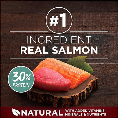 Purina ONE True Instinct With Real Salmon and Tuna Natural With Added Vitamins, Minerals and Nutrients High Protein Dog Food Dry Formula - 27.5 lb. Bag