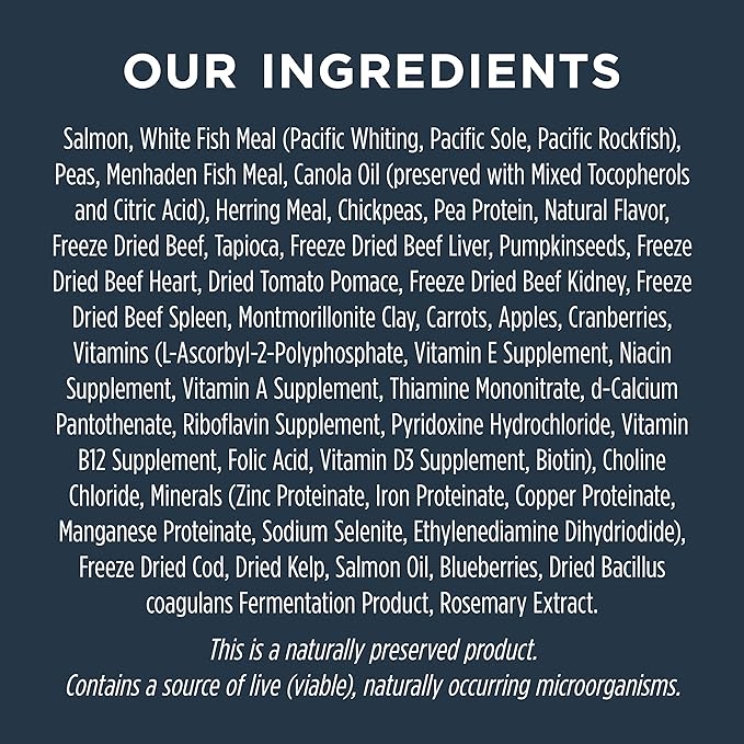 Instinct Raw Boost Grain Free Recipe with Real Salmon Natural Dry Dog Food by Nature's Variety, 4 lb. Bag