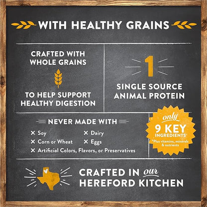 Merrick Limited Ingredient Diet Grain Free Dry Dog Food, Premium and Healthy Kibble, Salmon and Sweet Potato - 4.0 lb. Bag