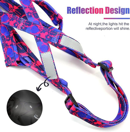 PET ARTIST Dog Weight Pulling Harness,Speed Training,Work Out Dog Sled Harness for Medium,Large Dogs,PINK,XL