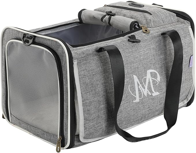 Cat and Dog Carrier,Pet Carrier for Small Medium Cats Puppies up to 15 Lbs,Soft Cat Carrier with Small Top Bag for Travel