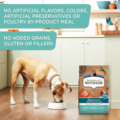 Rachael Ray Nutrish Zero Grain Dry Dog Food, Salmon & Sweet Potato Recipe, 11.5 Pound Bag