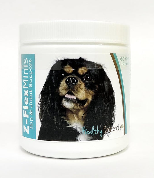 Healthy Breeds Cavalier King Charles Spaniel Z-Flex Minis Hip and Joint Support Soft Chews 60 Count