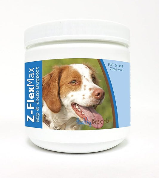 Healthy Breeds Brittany Z-Flex Max Hip and Joint Soft Chews 50 Count