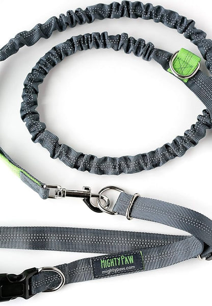 Mighty Paw Hands Free Dog Leash | Bungee Waist Leash for Dog Walking. Dog Running Leash Hands Free. Hands Free Leash for Large Dogs, Medium & Small Dogs. Dog Leash Waist Belt (36" - 48") Up To 150 lbs