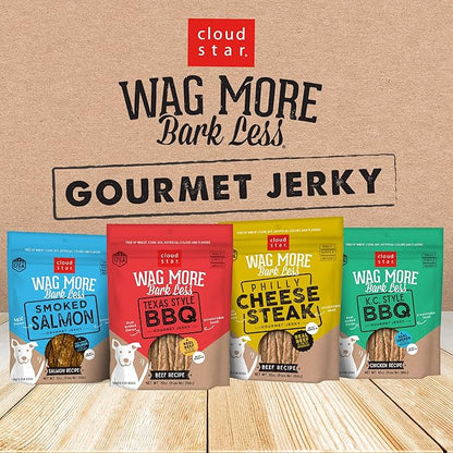 Cloud Star Wag More Bark Less Jerky: Philly Cheesesteak Beef - 10 oz.