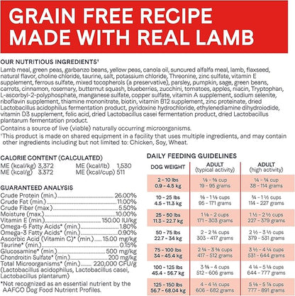 CANIDAE, Under The Sun, Grain Free Recipe Made with Real Lamb Dog Dry 40 lbs.