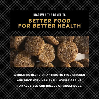Adult Farmhouse Recipe (Chicken and Duck) All Natural, Slow Cooked Whole Grain Dry Dog Food for All Breeds and Sizes of Adult Dog - Made in The USA, 13 LB Bag