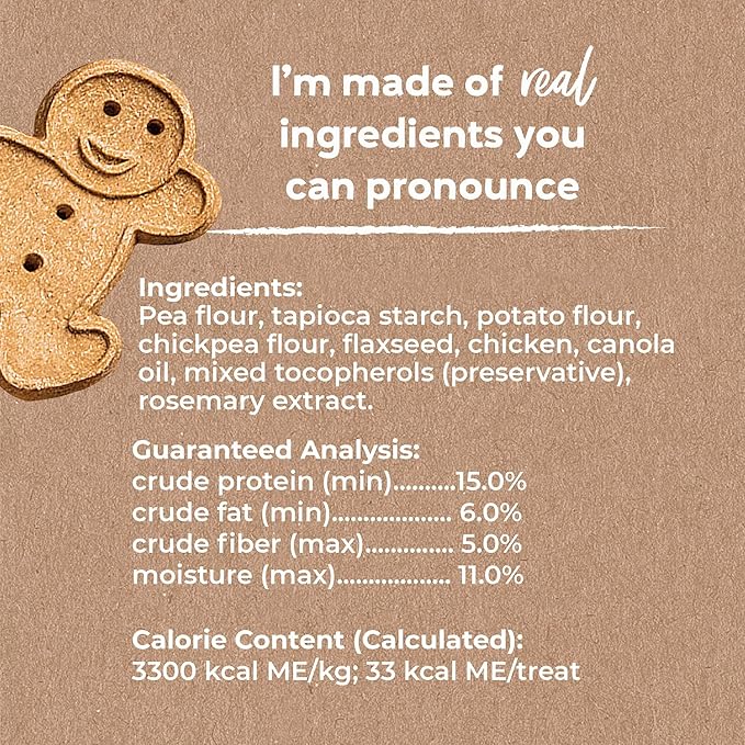 Buddy Biscuits 14 oz Box of Grain-Free Crunchy Dog Treats Made with Natural Roasted Chicken